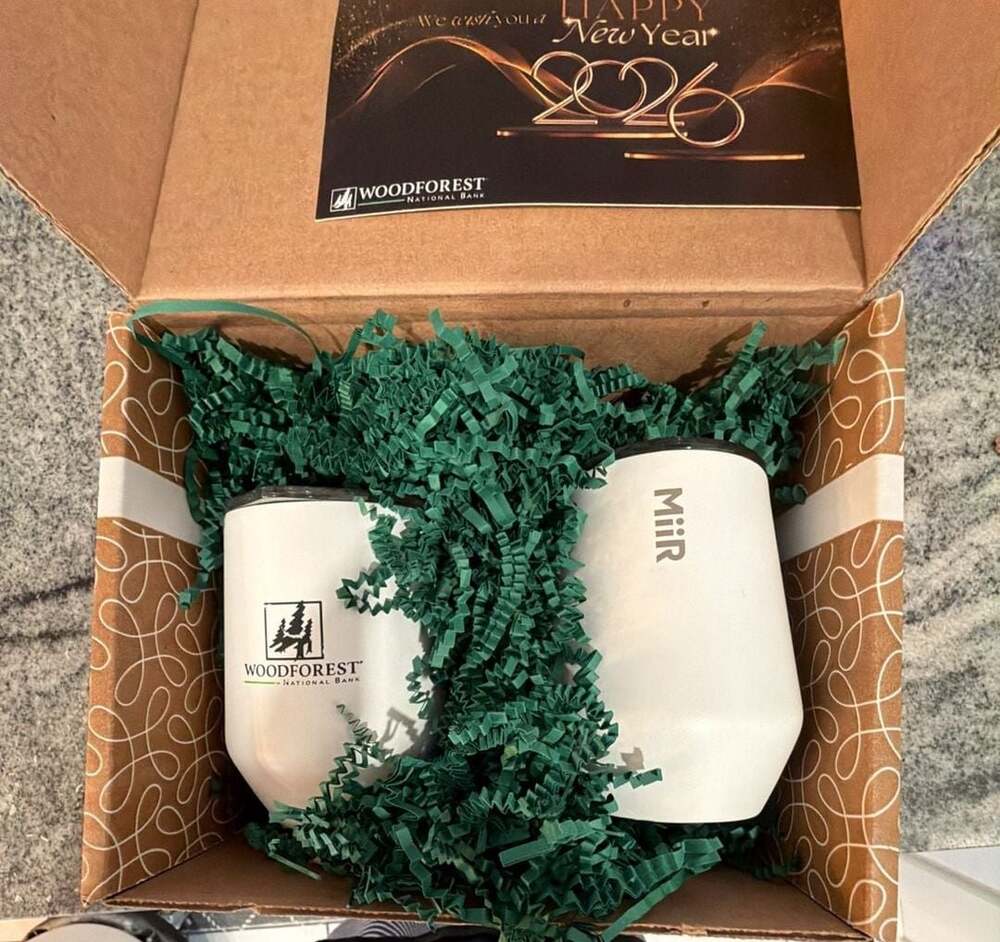 MiiR Woodforest National Bank Branded Insulated Wine Tumbler Set of 2
